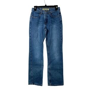 Zena Straight‎ Leg Jeans Mens 27x27 Blue Medium Wash Vintage 90s Denim
